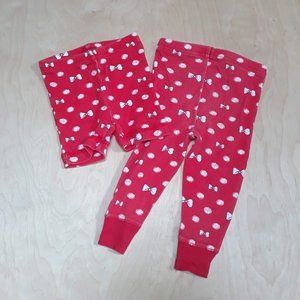 Disney Leggings and Shorts 12 Months